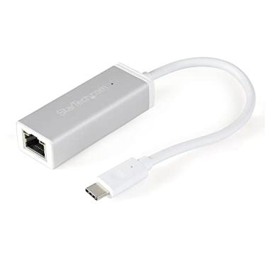Imagem de StarTech. Adaptador USB-C para Gigabit Ethernet - Alumínio - Compatível com Thunderbolt 3 Portas - Adaptador de rede USB tipo C (US1GC30A)