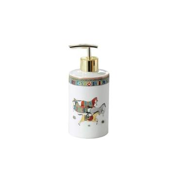 Imagem de Garrafa Dispensador de sabão cerâmico design moderno bomba garrafa de sabão com dispensador de bomba para acessórios de cozinha ou banheiro Banheiros (Color : Soap Dispenser a)
