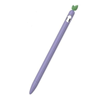 Imagem de GANGANPRO Estojo compatível com Apple Pencil de 1ª geração, acessórios de aderência para Apple Pencil 1ª geração - Uva