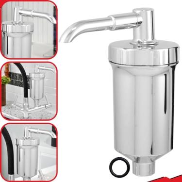 Imagem de Copo Filtro ABS Universal Com Refil Para Torneira Cozinha Cor:Cromado