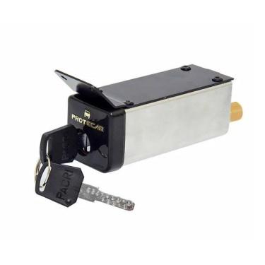 Imagem de Kit Trava Protecar Bloqueador Diesel Com Chave Multipontos