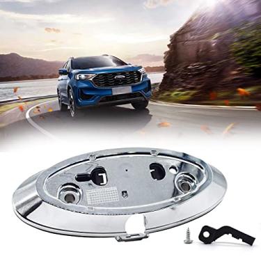 Imagem de Rldym Moldura de proteção para câmera traseira AL3Z-19H511-A para Ford F150 F250 F350 2009-2014 com cor cromada