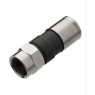 Imagem de Kit Com 10 Conector F De Compressão Rg-6