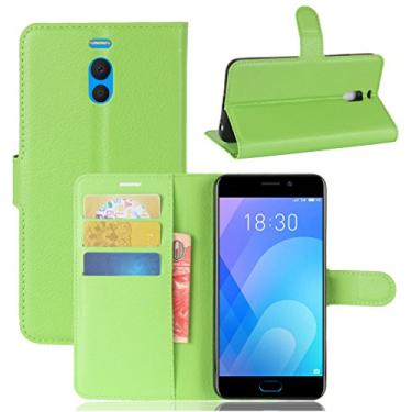 Imagem de Capa MEIZU M6 Note (Meilan Note6) – Capa carteira dobrável de couro PU Manyip para MEIZU M6 Note (Meilan Note6), capa de proteção de telefone estilo empresarial, capa com [compartimentos para dinheiro