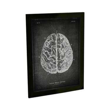 Imagem de Quadro Decorativo Cérebro Medicina Psicologia Mente Decoração Escritório