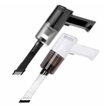 Imagem de Mini Aspirador Portátil Recarregável USB Ideal Para Limpeza Teclados Carro E Casa Alta Sucção Limpa Estofados E Pelos De Animais Filtro Lavável Leve E Compacto Com LED