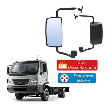 Imagem de Retrovisor Completo Mb Acello Ld C Desembaçador E Regulagem - Globo