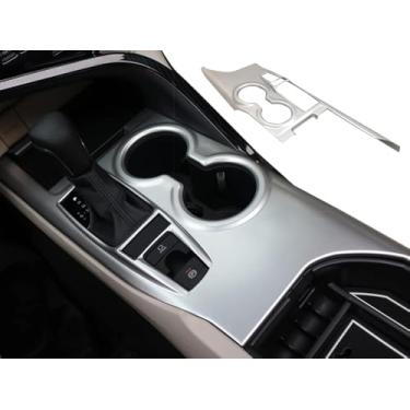 Imagem de GZBFTDH Acessórios de carro de painel de câmbio, para Toyota Camry 2018-2022 ABS cromado controle central botões moldura capa aparar adesivo Auto interior peças (ABS Chrome)
