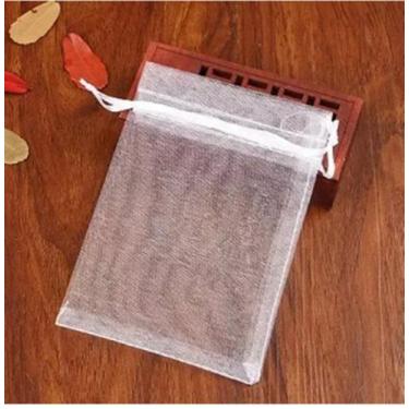 Imagem de Saco Organza Saquinho 10x15 - Branco - 50 Unidades - OKABOX