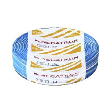 Imagem de Cabo Flexível Megatron 6MMx100M Rolo 750V Azul