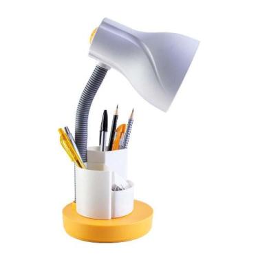 Imagem de Luminária Mesa Escritório Estudo Spiralle Porta Lápis Caneta - Startec