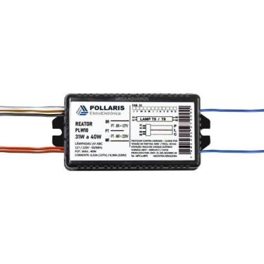 Imagem de Reator Lâmpada Fluorescente Germicida Uvc 36W 40W Pollaris, 2, Branco