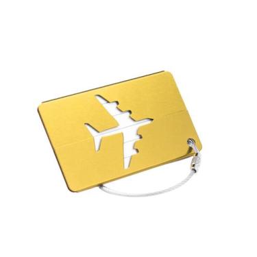 Imagem de Tag Identificador Bagagem Etiqueta Mala Bolsa Viagem Colorido Alumínio