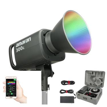 Imagem de Amaran 300C RGBWW LED Video Light, 300W Full Color Photography Lighting,2500K to 7500K Bowens Mount Continuous Light,Bluetooth App Control