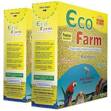 Imagem de Granulado Higiênico Madeira Para Areia Roedores 1,5kg  -1un - ECOFARM