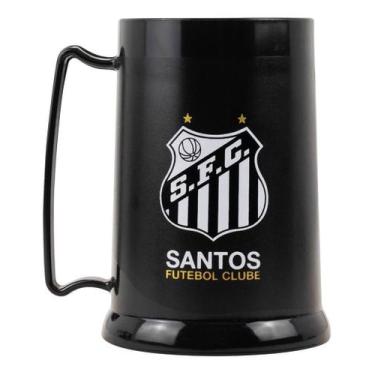 Imagem de Caneca Gel Isolante Térmico 300ml - Santos - Mileno