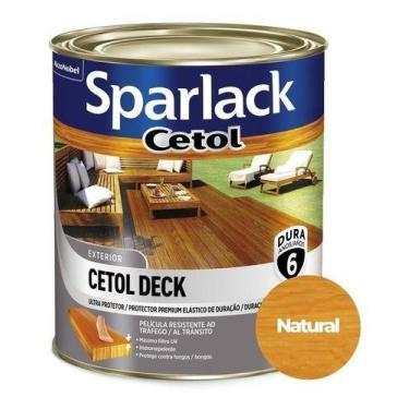Imagem de Verniz Cetol Deck Sparlack Semi Brilho Natural 900ml Piscina, natural