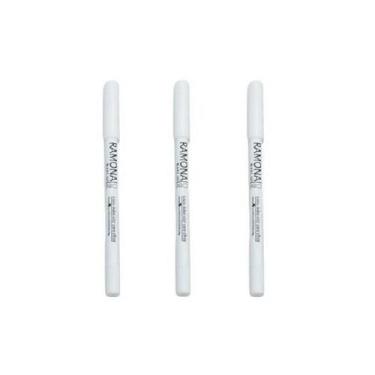 Imagem de Kit 3 Lápis Olhos Branco Prova D'água 1,4gr - Ramona Make Up