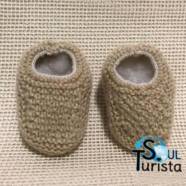Imagem de Sapatinho de Bebê de Tricô Nude - 0 a 3 meses - Soul Turista