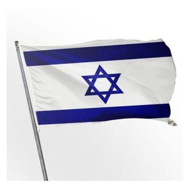 Imagem de Bandeira Israel Nylon Importado - 1,50x0,90mt Envio 24hs - Max Bandeir