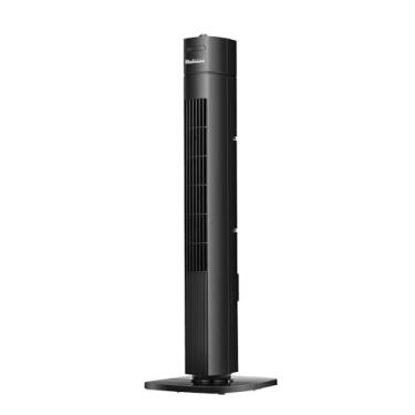 Imagem de HOLMES 31" Manual Tower Fan, 70° Oscillation, 3 Speeds, 2-Hour Auto Shut-Off Timer, Adjustable Vents, Compact and Slim Profile, Carry Handle, Ideal for Cooling your Home, Bedroom or Office, Black
