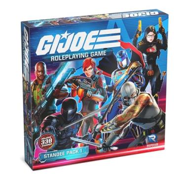 Imagem de Renegade Game Studios: G.I. Joe Roleplaying Game - Standee Pack #1 - Accessory Pack for Base RPG Game, Includes 338 Standees & 35 Bases, Full Color