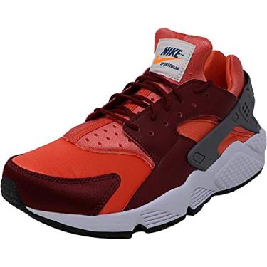 Imagem de T nis de corrida Nike Air Huarache, Gunsmoke / Team Red / Rush Coral, 10