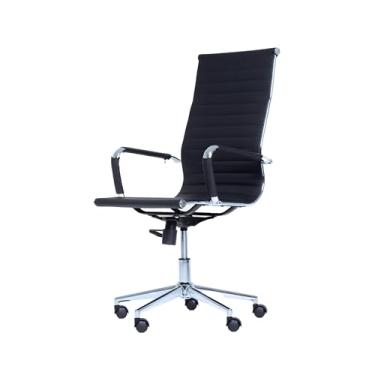 Imagem de CADEIRA ESTEIRINHA ALTA CORINO PRETA BASE RODIZIO