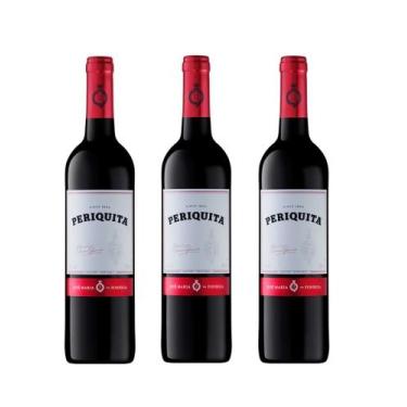 Imagem de Kit Vinho Periquita Original Tinto Meio Seco 750ml 3uni