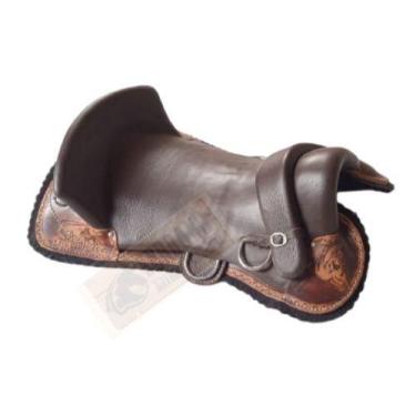 Imagem de arreio sela modelo FREIO DE OURO 100% COURO montaria cavalo - SELARIA 