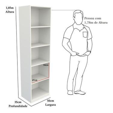 Imagem de Armário Prateleira M7 Mdp Roupas Brinquedos Livros Lojas - VETORIAL MÓ