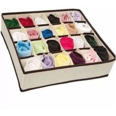 Imagem de Organizador De Gaveta Tnt Colmeia 24 Nichos Meias/calcinhas - show hou