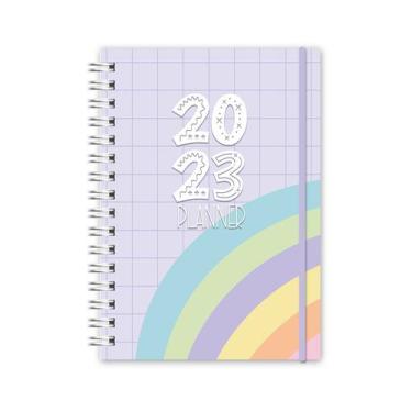 Imagem de Planner 2023 - Arco-íris Lilas - CódigoCriart