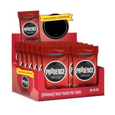 Imagem de Caixa Fechada Camisinha Prudence Clássico Com 24 Saches Leve 8 Pague 6