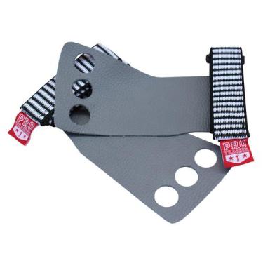 Imagem de Luvas Grip Pull Up Couro 3 Furos Cross Training Barra - Pro Trainer, C