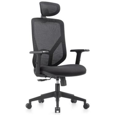 Imagem de Cadeira Ergonômica de Escritório Alpha High Movescan, Preto