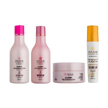 Imagem de Shampoo, Condicionador, Máscara Reconstrução + Protetor  - DYUSAR Cosm
