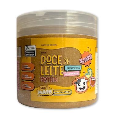 Imagem de Creme Proteico 200g Mix Nuts Pasta de Amendoim Nutts Mais - Doce de Leite