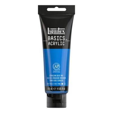 Imagem de Tinta Acrílica Liquitex Basics 118ml 470 Cerulean Blue Huex, BASICS