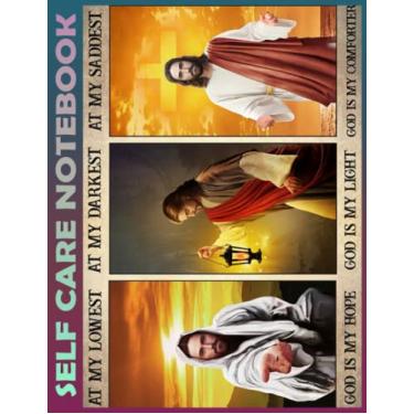 Imagem de Self Care Notebook: God Is My Hope 01 My Self-Care, Nutrition, Fitness, Goal Planner for Productivity, Time Management and Focus - Task Organizer a Happier, Healthier & More Grateful Mindset