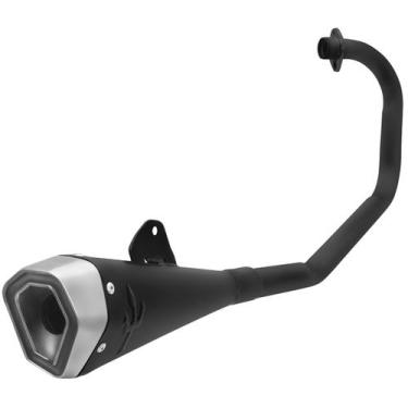 Imagem de Escapamento Pro Tork Serie S Fan e Cg Start 160 2015 À 2023 Curva Pret