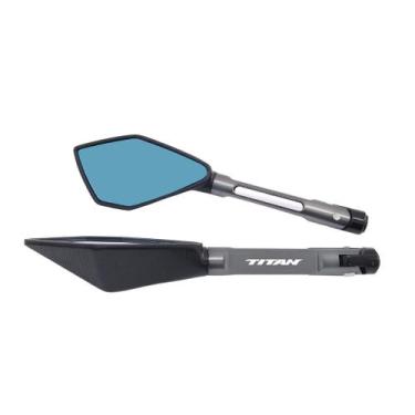 Imagem de Retrovisor Esportivo Gravado A Laser Titan 125 150 160 - Special Lever
