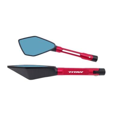 Imagem de Retrovisor Esportivo Gravado A Laser Titan 125 150 160 - Special Lever