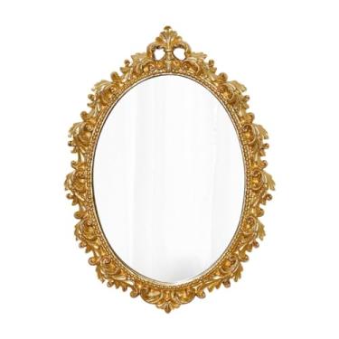 Imagem de Kuntesetty Espelho de maquiagem espelho decorativo espelho de vaidade fixado na parede para sala de estar