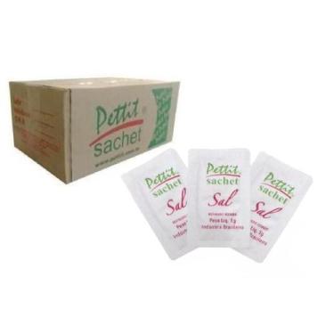 Imagem de Sal Refinado Petit Sachê C/2000 1Gr (1Cx)