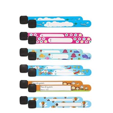 Imagem de Pulseira De Identificação Infantil Impermeável - 15 Unidades (Menino)