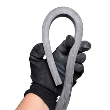 Imagem de Borracha Perfil Esponjoso Vedação 25x12,5mm Macio - 10 Metros Borrachas Londrina