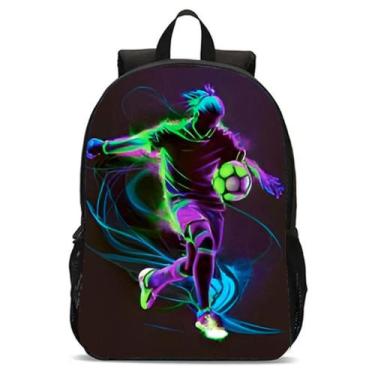 Imagem de Mochila Infantil Futebol Preta - VIA LIVRE, UN, Preto