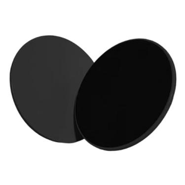 Imagem de rockible 2 peças Sliders Core Sliders Equipamento de exercícios Aparelhos de fitness Discos de fitness para ginástica pilates, Preto