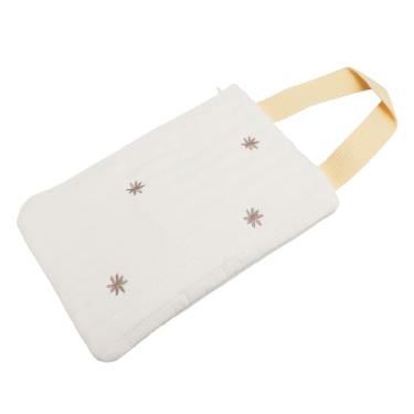 Imagem de Bolsa dispensadora de lenços umedecidos para bebês, estojo de algodão com zíper para bolsa de fraldas (#3)